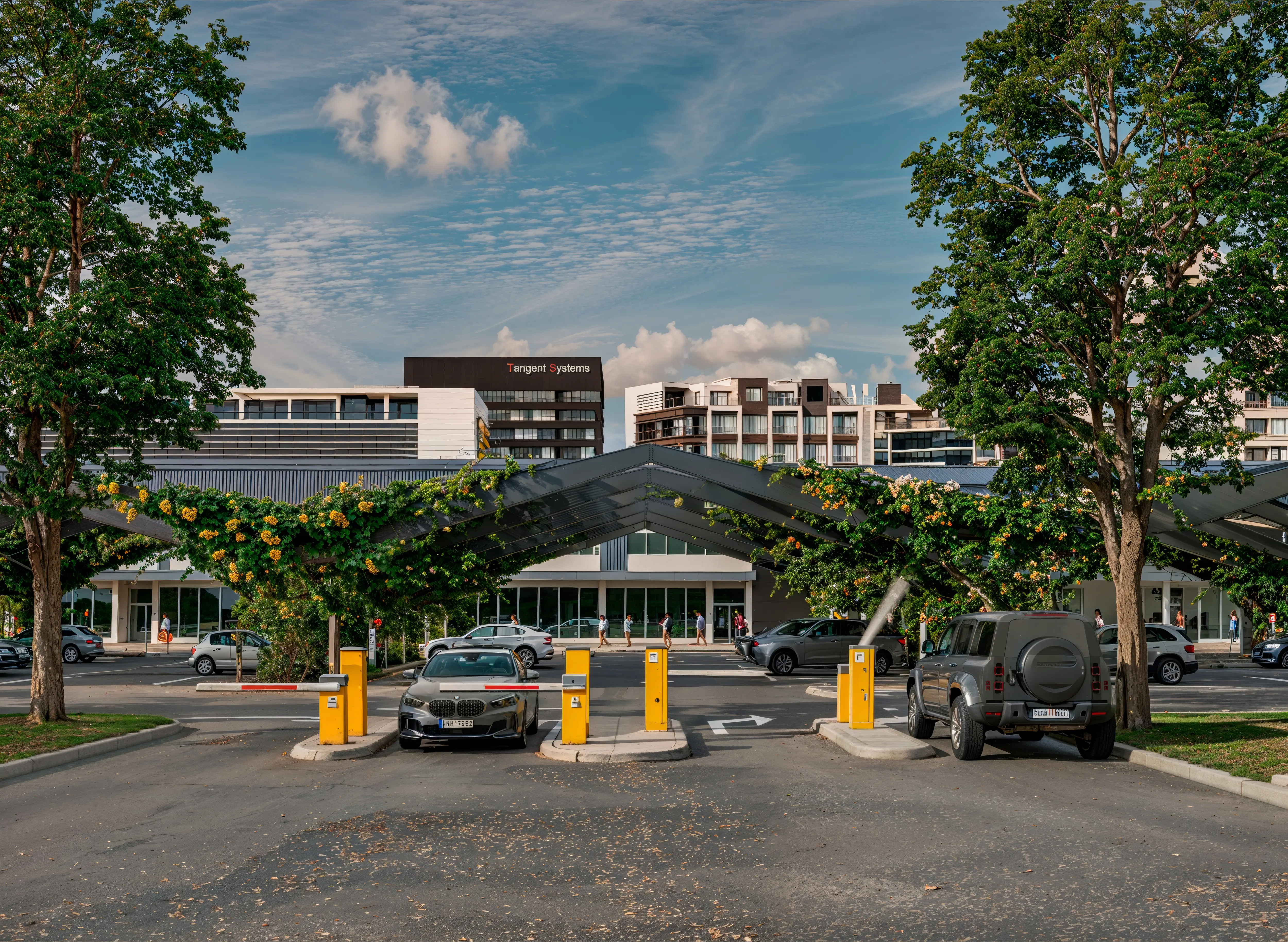 High-resolution 3D exterior render of a modern home in Mombasa, Kenya.