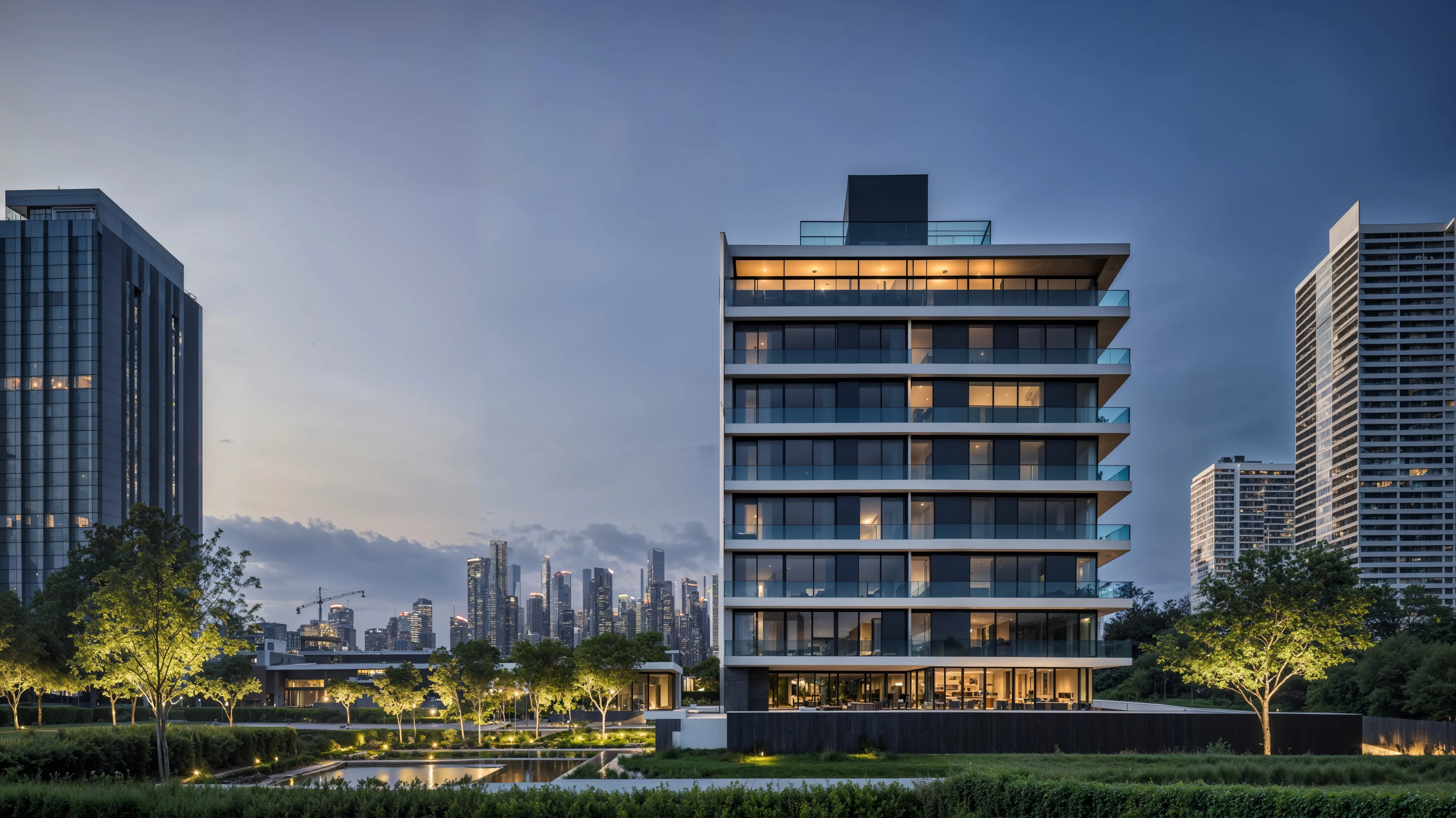 Detailed 3D rendering of a sophisticated residential exterior in Mombasa, Kenya.